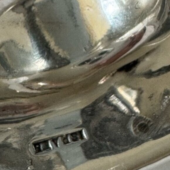 E&L Israel Sterling Silver Electroform Statement Square Ring Sz. 7 - Picture 8 of 15